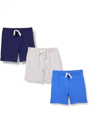 Amazon Pantaloncini Senza Chiusura in Cotone - colori fuori produzione Unisex Bimbi, Pacco da 3, , 3-6 mesi
