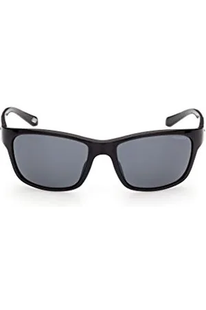 Skechers Eyewear SE6117 Occhiali, Shiny Black/Smoke Polarized, 58 Uomo
