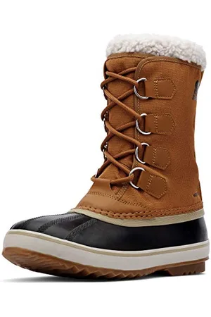 sorel 1964 Pac Nylon WP, Stivali da Neve Impermeabili, Uomo, Camel Brown/Black 2023/2024, 40 EU