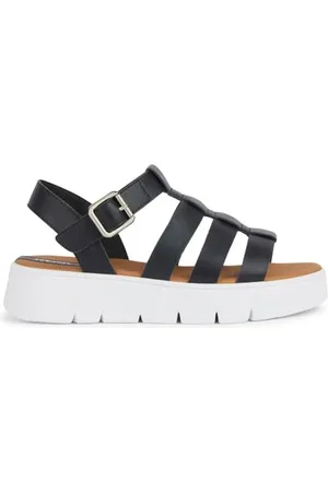 Geox D Dandra 40 B, Sandali con Zeppa Donna, , 39 EU