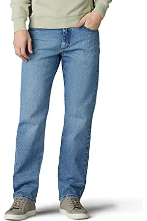 Lee Regular Fit Straight Leg Jeans Jeans Uomo, (Pietra Vintage), 36W/34L