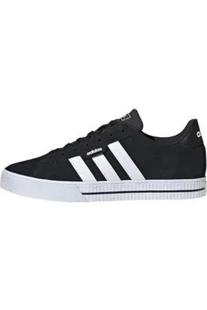 adidas Daily 3.0 Leather Shoes, Scarpe Uomo, Core Black/Cloud White/Core Black, 39 1/3 EU