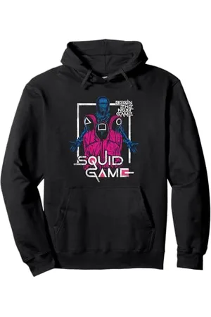 Squid Game Front Man and Guards Felpa con Cappuccio