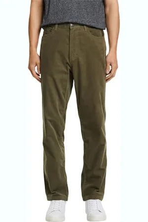 ESPRIT 093ee2b302 Pantaloni, 350/kaki Verde, 31W x 34L Uomo