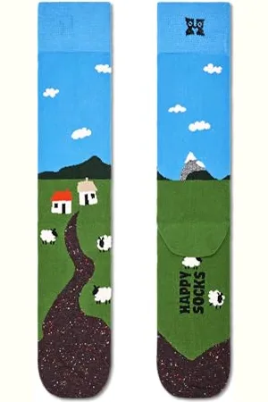 Happy Socks Little House On The Moorland Sock Calzini, , 41-46 Unisex-Adulto