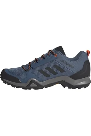 adidas Terrex AX3 Hiking Shoes, Scarpe da Trekking Uomo, Wonder Steel/Core Black/Orange, 39 1/3 EU