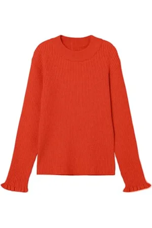NAME IT Nkfvianna LS Slim Knit N Maglione Lavorato a Maglia, , 128 cm Bambina
