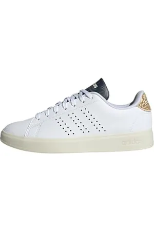 adidas Advantage 2.0 Shoes, Scarpe Donna, Cloud White/Night Indigo/off White, 38 EU