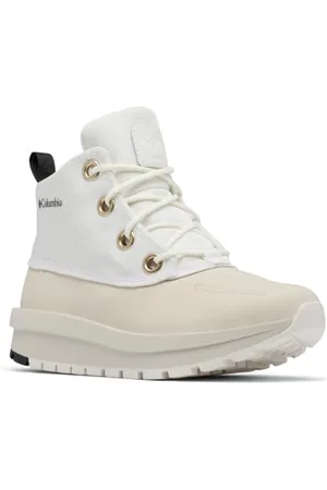 Columbia Moritza Shield, Stivali da neve Donna, Sea Salt/Black , 36 EU