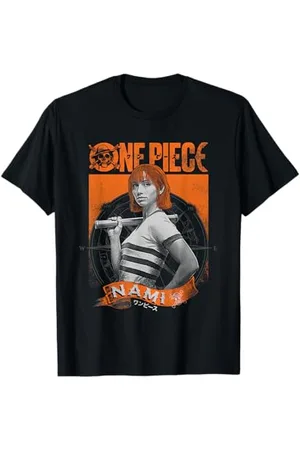 Onepiece Nami Etched Portrait Maglietta