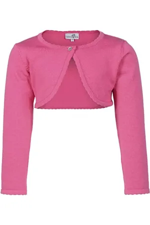 happy girls Basic Bolero - Cardigan Raggazze, (Pink 36), 146 cm