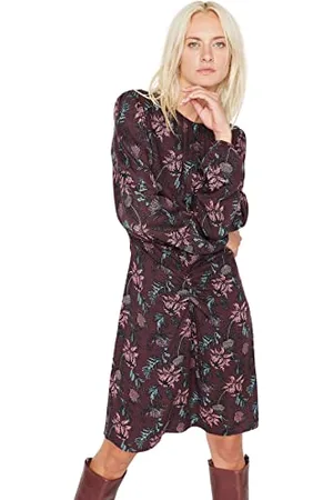 Trendyol Woman Midi Skater Scoop Neck Woven Dress Vestito, , 34 Donna