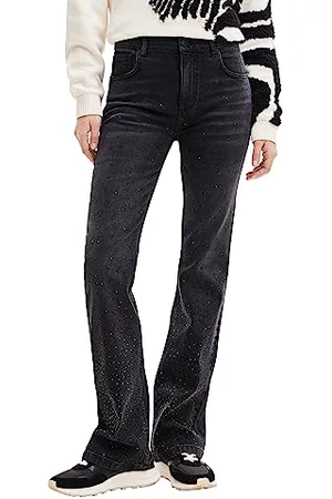 Desigual Denim Pantaloni Casual, , 46 Donna