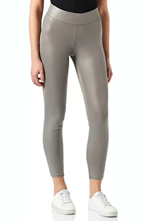 Urban classics Ladies Imitation Leather Leggings, , M Donna
