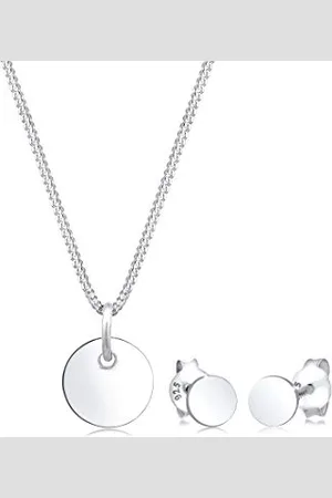Elli Set di Gioi Girocollo da Donna in 925 Placcato Oro