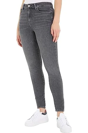Tommy Hilfiger Jeans Donna Skinny Fit, Grigio (Luz), 24W / 32L