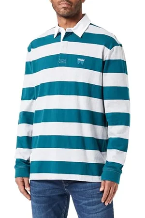 Wrangler LS Rugby Polo Shirt, , M Uomo