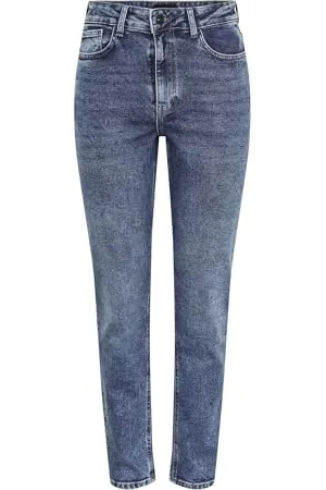 Pieces® Pcbella HW Tap Ank Jeans Mb406 Noos, , 26W x 30L Donna