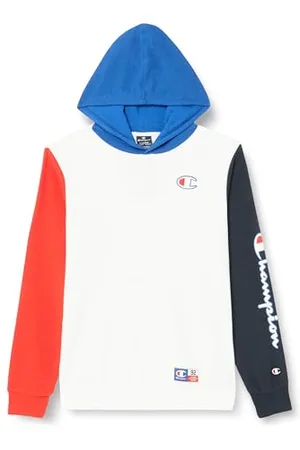 Champion Legacy Retro Sport B - Spring Terry Color Block Felpa con Cappuccio, , 9-10 Anni Bambino SS24