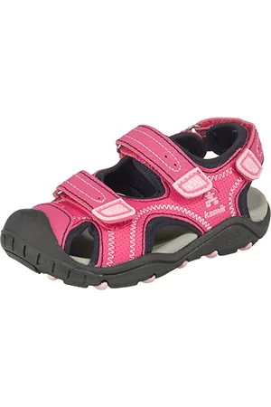 Kamik Seaturtle2, Sandali con Cinturino alla Caviglia Bambina, Rosa (Pink Pin), 30 EU