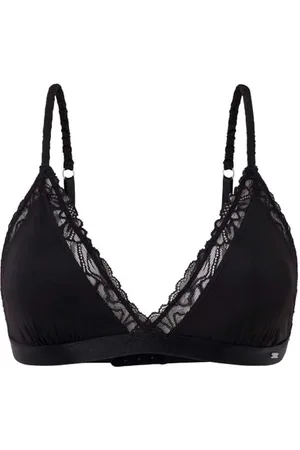 Pepe Jeans Lace Bra B, Reggiseno Donna, (Black),M
