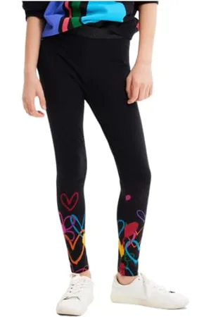 Desigual Legging_Fern, Leggings Ragazze, Black