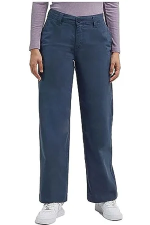 Lee Straight Chino Pantaloni, , 27W x 31L Donna