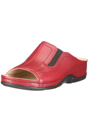 Berkemann Isabella, Sabot donna, Rosso (weinrot 277), 38 EU (5 UK)