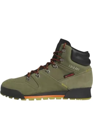 adidas Terrex Snowpitch Cold.RDY Hiking Shoes, Scarpe da Trekking Uomo, Focus Olive/Core Black/Pulse Olive, 36 EU