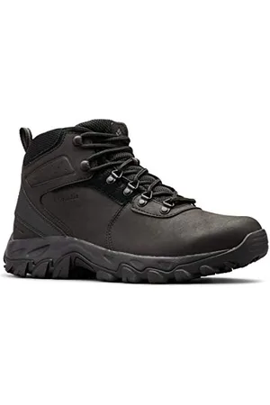 Columbia Newton Ridge Plus 2 WP, Scarponi da trekking ed escursionismo impermeabili a vita media Uomo, Black/Black 2023 , 47 EU