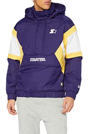 STARTER BLACK LABEL Color Block - Giacca retrò con mezza zip Giacca a vento da Uomo, , S