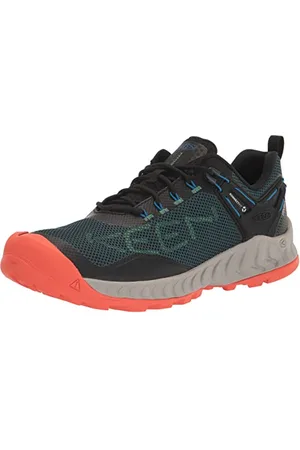 Keen NXIS Evo Waterproof, Scarpe da Escursionismo Uomo, Sea Moss/Scarlet Ibis, 42 EU