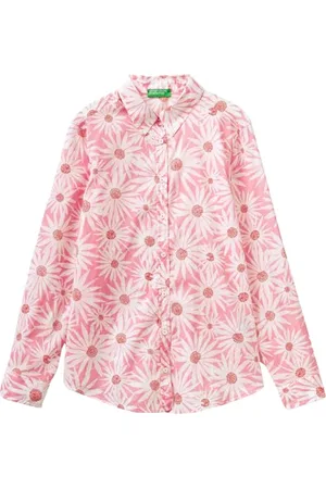 Benetton Camicia 5oa95q8u4, , XXS Donna