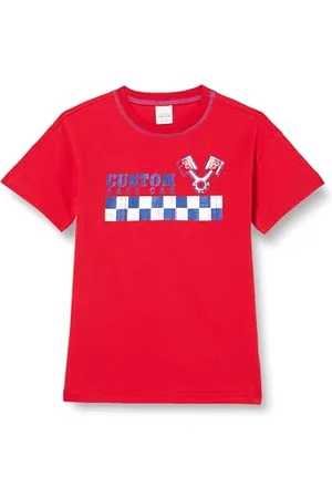 Green Cotton Racing Custom S/S T T-Shirt, , 122 Bambini e Ragazzi