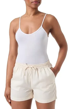 ONLY Onlpema Life Lyocell DNM Shorts Noos Pantaloncini di Jeans, Beige, M Donna