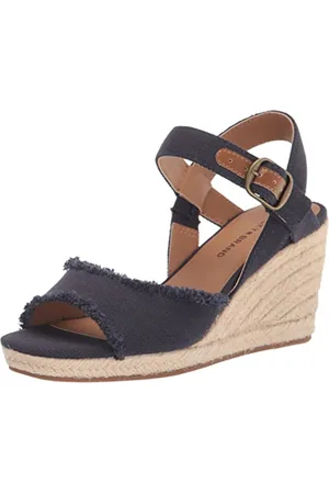 Lucky Brand Mindra, Sandalo Espadrillas con Zeppa Donna, , 44 EU