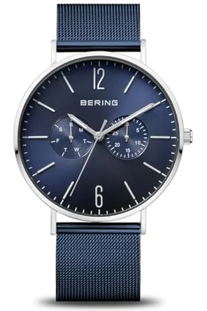 Bering Uomo Analogico Quarzo Classic Orologio con Cinturino in Acciaio Inossidabile Cinturino e Vetro Zaffiro 14240-303