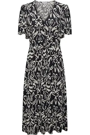 ONLY Onlhalia S/S Midi Dress Wvn Noos, Abito Midi Donna, , 3XL