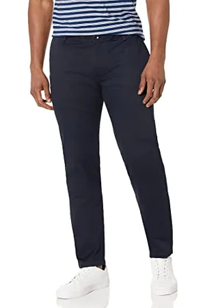 Armani Exchange Chino stretch Cachi. da Uomo, Blu (Deep/Navy/P45), 31