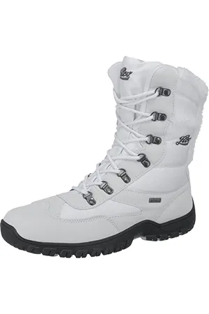LICO Saskia, Stivali da Neve Donna, Bianco (Weiss/Grau Weiss/Grau), 40 EU