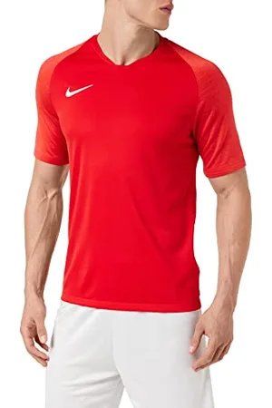 Nike M Nk Dry Strke Jersey SS Maglietta a Maniche Corte Uomo, (University Red/Bright Crimson/White), S