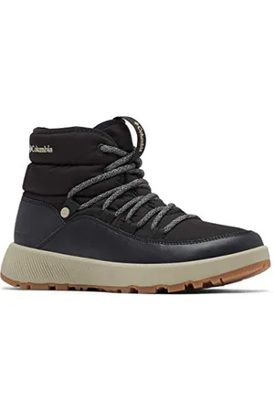 Columbia Slopeside Village Omni-Heat Mid, Stivali da neve Donna, Black/Silver Sage 2023 , 36.5 EU