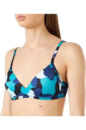 Sloggi Shore Flower Horn P, Bikini Imbottito, Donna, (Blue Dark Combination), S plus