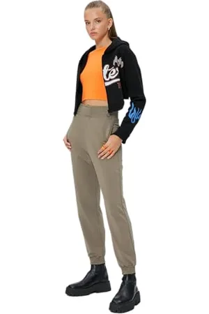 Koton Pocket Detail Jogger Sweatpants Pantaloni della Tuta, (876), XL da Donna