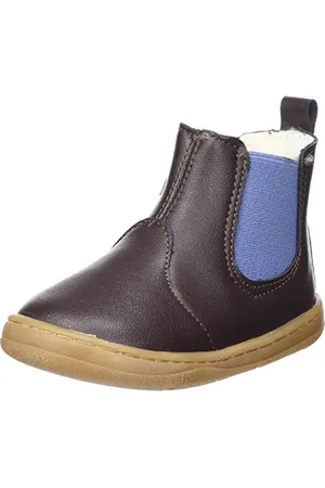 Primigi Footprint Change, Stivaletto Chelsea Unisex-Bimbi 0-24, Brown, 20 EU
