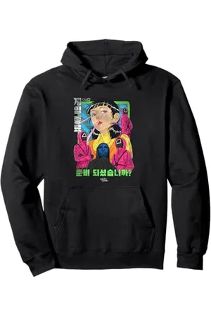 Squid Game Evil Group Anime Felpa con Cappuccio