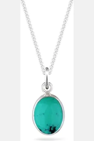 Elli Collana da Donna Ciondolo Gemma Howlit in Argento Sterling 925