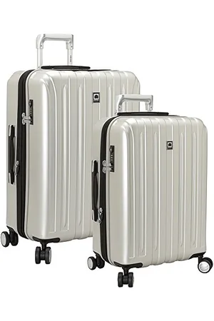 Delsey Delsey Titanium Expandable Hardside (21"/ 25"), Set di valigie Adulti, (argento) - 00207197711