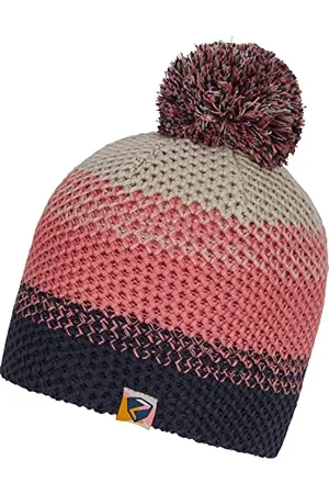 Ziener ISHI Berretto con Pompon Lavorato a Maglia, Fodera in Pile, Tricolore, , S Unisex-Bambini e Ragazzi