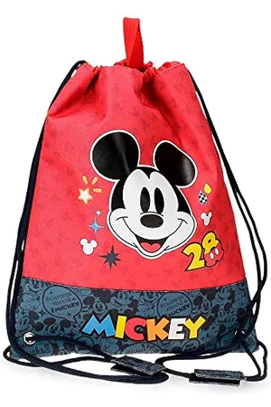 Disney Mickey Get Moving Zaino Sacco 27x34 cm Poliestere, , Zaino Sacco